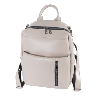 Модний зручний місткий жіночий рюкзак сумка колір бежевий тауп високої якості - Інтернет-магазин спільних покупок ToGether
