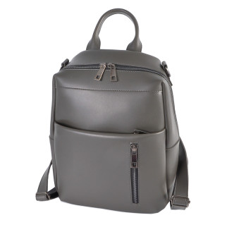 Модний зручний місткий жіночий рюкзак сумка графітового кольору високої якості - Інтернет-магазин спільних покупок ToGether