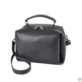 Стильна сучасна маленька сумочка чемодан жіноча сумка містка чорна - Інтернет-магазин спільних покупок ToGether