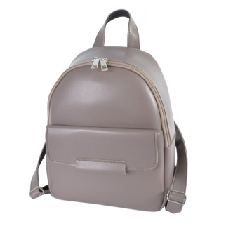 Стильний зручний елегантний рюкзак жіночий темно-бежевий маленький місткий високої якості - Інтернет-магазин спільних покупок ToGether