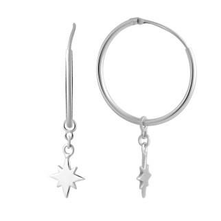 Срібні сережки Високої якості без каменів (2052630) - Інтернет-магазин спільних покупок ToGether