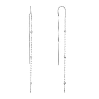 Срібні сережки Високої якості без каменів (2128564) - Інтернет-магазин спільних покупок ToGether