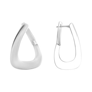 Срібні сережки Високої якості без каменів (2130598) - Інтернет-магазин спільних покупок ToGether