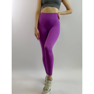 Жіночі легінси спортивні з високою посадкою розмір S фіолетові лосини для фітнесу з ефектом пуш ап - Інтернет-магазин спільних покупок ToGether