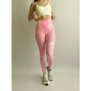 Лосини спортивні Marble Push Up S рожеві (10068) L - Інтернет-магазин спільних покупок ToGether