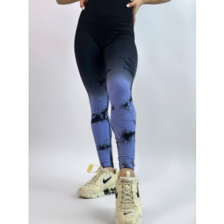 Жіночі легінси спортивні мармурові з пуш ап ефектом розсер S фіолетові лосини для фітнесу висока посадка - Інтернет-магазин спільних покупок ToGether