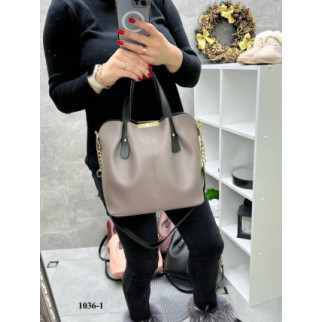 Капучино — три відділення - вмістка, елегантна та стильна молодіжна сумка (1036-1) - Інтернет-магазин спільних покупок ToGether