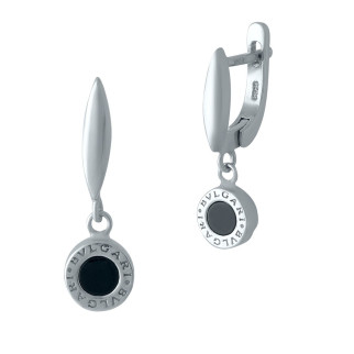Срібні сережки Високої якості з ємаллю (2000297) - Інтернет-магазин спільних покупок ToGether
