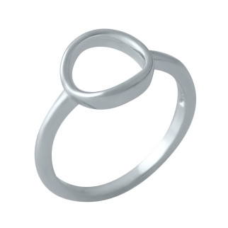 Срібне кільце Високої якості з без каменів, вага виробу 1,42 г (2002239) 15 розмір 1.41, 15 - Інтернет-магазин спільних покупок ToGether