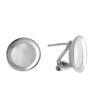Срібні сережки Високої якості з натуральним перламутром (2032007) - Інтернет-магазин спільних покупок ToGether