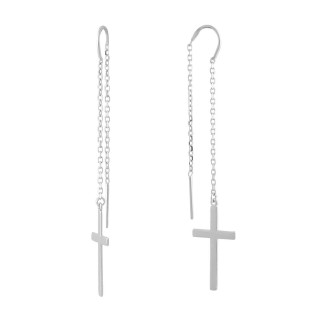 Срібні сережки Високої якості без каменів (2052647) - Інтернет-магазин спільних покупок ToGether