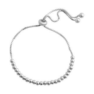 Срібний браслет Високої якості з без каменів, вага виробу 3,88 г (2080329) adjustable розмір - Інтернет-магазин спільних покупок ToGether