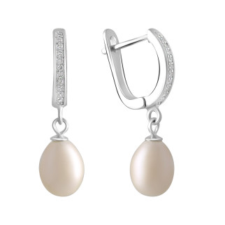 Срібні сережки Високої якості з натуральними перлами (2122296) - Інтернет-магазин спільних покупок ToGether