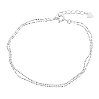 Срібний браслет Високої якості з без каменів, вага виробу 1,4 г (2153726) 1720 розмір - Інтернет-магазин спільних покупок ToGether