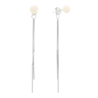 Срібні сережки Високої якості з натуральними перлами (2153733) - Інтернет-магазин спільних покупок ToGether