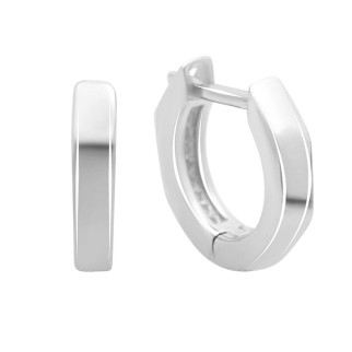 Срібні сережки Високої якості без каменів (2154099) - Інтернет-магазин спільних покупок ToGether