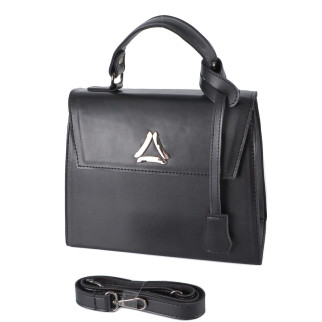 ЧОРНА БН - фурнітура срібло - якісна та елегантна сумочка у формі міні-чемоданчика (Луцьк, 824) - Інтернет-магазин спільних покупок ToGether