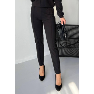 Класичні брюки жіночі на резинці брюки чорні літні трикотажні штани жіночі звужені на літо 44/46 - Інтернет-магазин спільних покупок ToGether