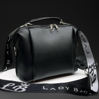 Містка жіноча сумочка крос боді сумка через плече жіноча чорна клатч сумка з широким ременем - Інтернет-магазин спільних покупок ToGether