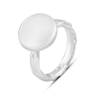 Срібне кільце Високої якості з натуральними перлами барочним, вага виробу 5,85 г (2041955) 18.5 розмір - Інтернет-магазин спільних покупок ToGether