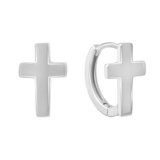 Срібні сережки Високої якості без каменів (2138716) - Інтернет-магазин спільних покупок ToGether