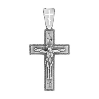 Срібний хрестик Високої якості без каменів (2156567) - Інтернет-магазин спільних покупок ToGether