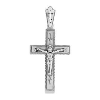 Срібний хрестик Високої якості без каменів (2156581) - Інтернет-магазин спільних покупок ToGether
