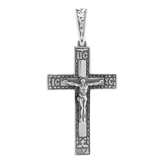 Срібний хрестик Високої якості без каменів (2156666) - Інтернет-магазин спільних покупок ToGether
