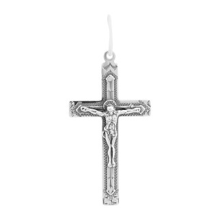 Срібний хрестик Високої якості без каменів (2156734) - Інтернет-магазин спільних покупок ToGether