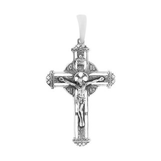 Срібний хрестик Високої якості без каменів (2156789) - Інтернет-магазин спільних покупок ToGether