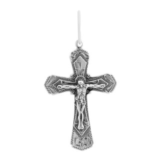 Срібний хрестик Високої якості без каменів (2156819) - Інтернет-магазин спільних покупок ToGether