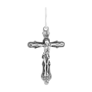 Срібний хрестик Високої якості без каменів (2156833) - Інтернет-магазин спільних покупок ToGether