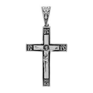 Срібний хрестик Високої якості без каменів (2156857) - Інтернет-магазин спільних покупок ToGether