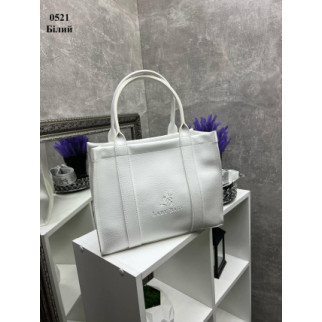 Біла - елегантна, стильна та вмістка жіноча сумка стриманого дизайну (0521) - Інтернет-магазин спільних покупок ToGether
