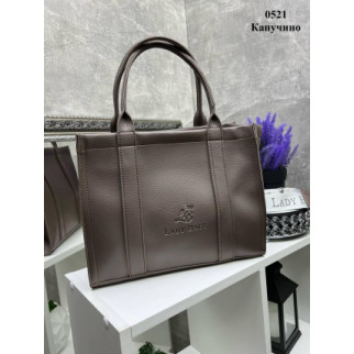 Капучино - елегантна, стильна та вмістка жіноча сумка стриманого дизайну (0521) - Інтернет-магазин спільних покупок ToGether