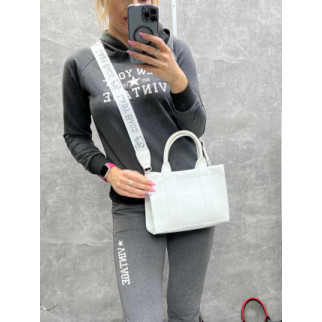 Білий - міні-сумочки на блискавці зі знімним тканинним ремінем у комплекті  (0523) - Інтернет-магазин спільних покупок ToGether