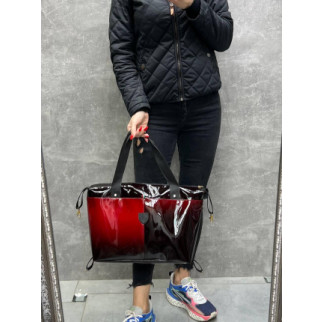 АКЦІЯ! Лак- червона - велика, універсальна та зручна, спортивна/дорожня сумка на блискавці (5021) - Інтернет-магазин спільних покупок ToGether