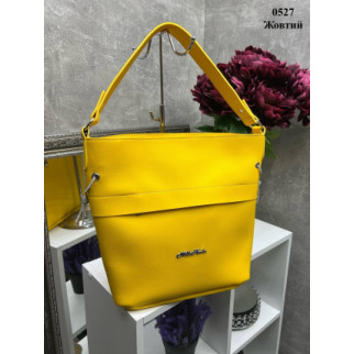 Жовта - формат А4 - стильна, елегантна та вмістка сумка (0527) - Інтернет-магазин спільних покупок ToGether
