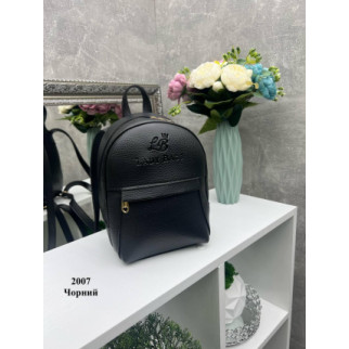 Чорний — стильний, молодіжний та мініатюрний рюкзак Lady Bags на блискавці, з підкладкою (2007) - Інтернет-магазин спільних покупок ToGether