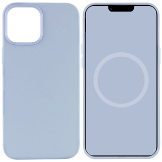 Чохол Silicone case (AAA) full with Magsafe and Animation для Apple iPhone 12 Pro / 12 (6.1") Блакитний / Cloud Blue - Інтернет-магазин спільних покупок ToGether