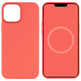 Чохол Silicone case (AAA) full with Magsafe and Animation для Apple iPhone 12 Pro / 12 (6.1") Помаранчевий / Pink citrus - Інтернет-магазин спільних покупок ToGether