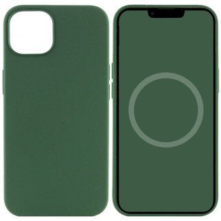 Чохол Silicone case (AAA) full with Magsafe and Animation для Apple iPhone 13 (6.1") Зелений / Clover - Інтернет-магазин спільних покупок ToGether