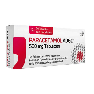 Парацетамол німецький 500 мг, 20 таблеток (PARACETAMOL ADGC 500 mg Tabletten, 20 St.) - Інтернет-магазин спільних покупок ToGether
