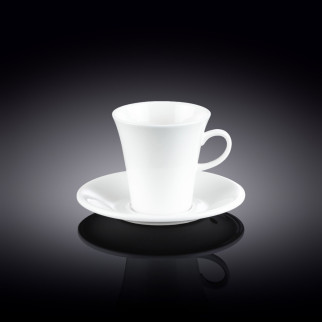Чашка з блюдцем кавова Wilmax WL-993005-AB 160 мл - Інтернет-магазин спільних покупок ToGether