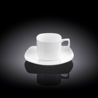Чашка з блюдцем кавова Wilmax WL-993041 90 мл - Інтернет-магазин спільних покупок ToGether