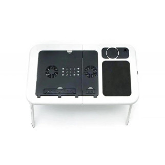 Складаний столик для ноутбука LD-09 E-Table, столик з охолодженням 2 USB кулера - Інтернет-магазин спільних покупок ToGether
