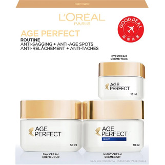 L'Oréal Paris Age Perfect Routine денний крем 50 мл, нічний крем 50 мл, крем для шкіри навколо очей 15 мл - Інтернет-магазин спільних покупок ToGether