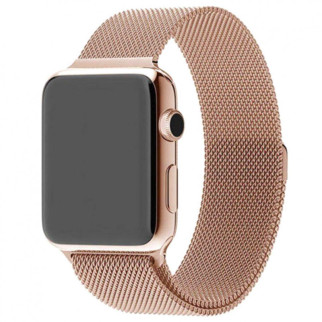 Ремінець Milanese Loop Design для Apple watch 38mm/40mm/41mm Champagne gold - Інтернет-магазин спільних покупок ToGether