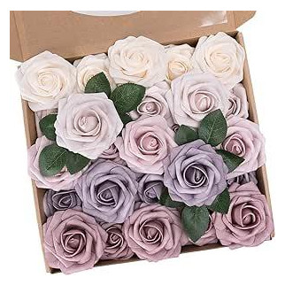 Штучні троянди, 11 шт., штучні пінопластові троянди Real Touch зі стеблами, N&T NIETING - Інтернет-магазин спільних покупок ToGether
