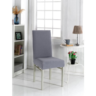 Чохол на стілець універсальний сірий квадратик Evibu Туреччина 50186 - Інтернет-магазин спільних покупок ToGether